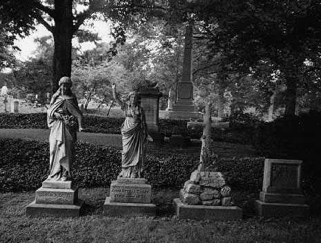 Picture of Mt. Aubern Cemetery near Boston