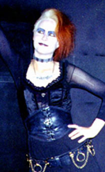 CLICK HERE TO SEE THE BIG PICTURE. Here's Mary striking a pose at the Coffee Bar.